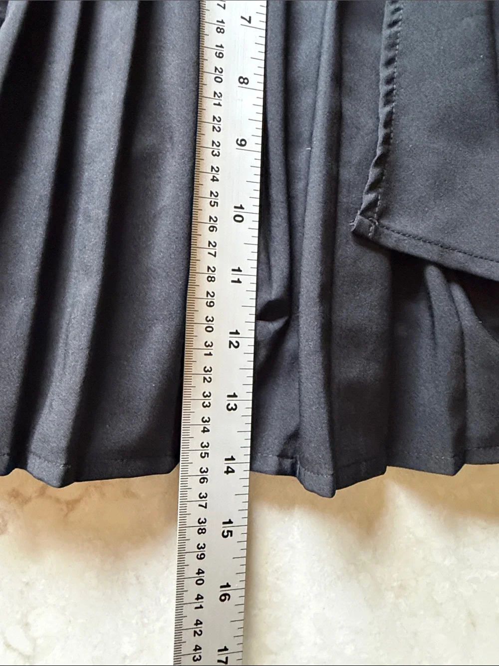 Girls Skater Preppy Pleated Y2K Skirt/Shorts JUSTICE Layered Pleats Size 12/14